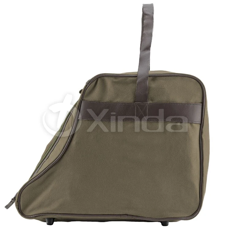 Factory Portable Outdoor Footwear Carry Bag Rugged Canvas Hiking Walking Boot Storage Bag