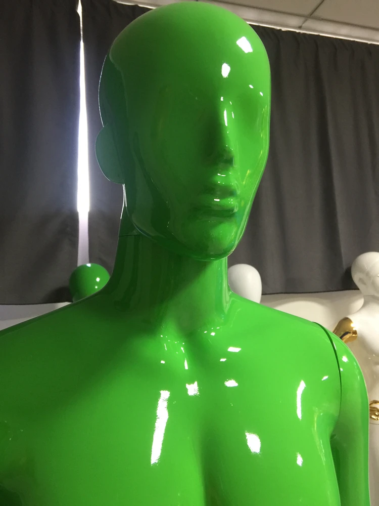 Paint PP Plastics Standing Full Body Colored Shop Window Female  On Sale Lady Mannequins