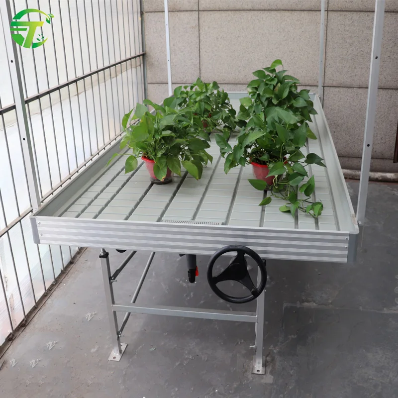 2 яруса гидропоники прожектор стол и отливы лотки