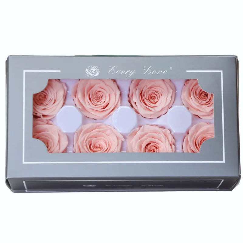
beautiful preserved rose flower A grade stabilized rose preserved long lasting eternal roses 4-5cm 