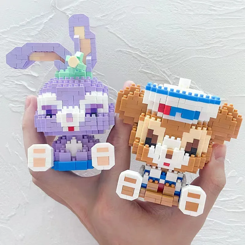 3D Mini Monsters Kit Building Blocks Sets Puzzles Game Small Particles Micro Diamond Blocks Anime Poke Building Block Toys
