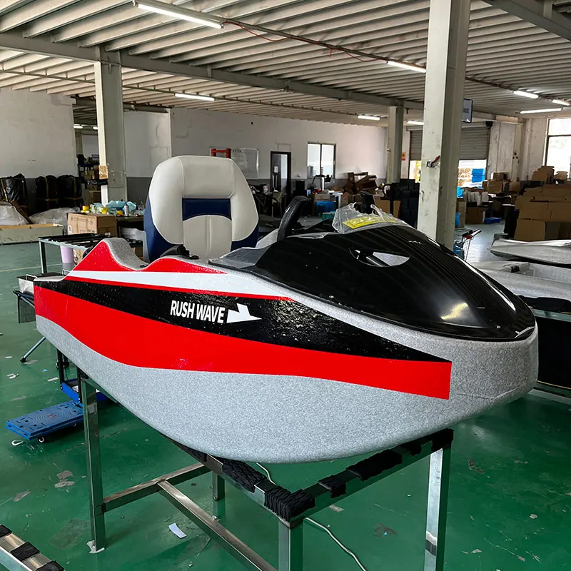 New Energy Adult Two-seater Water Entertainment Patrol Small Electric Motor Boat Kart Small Speed Boat 18KW