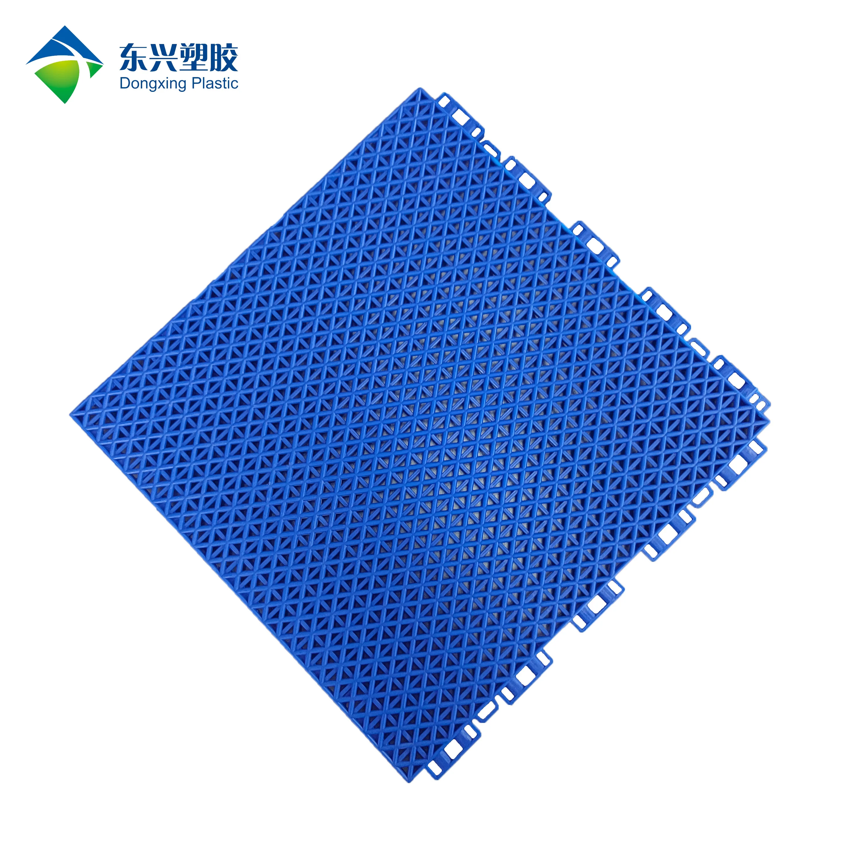 New design PP material interlocking sport court for outdoor basketball