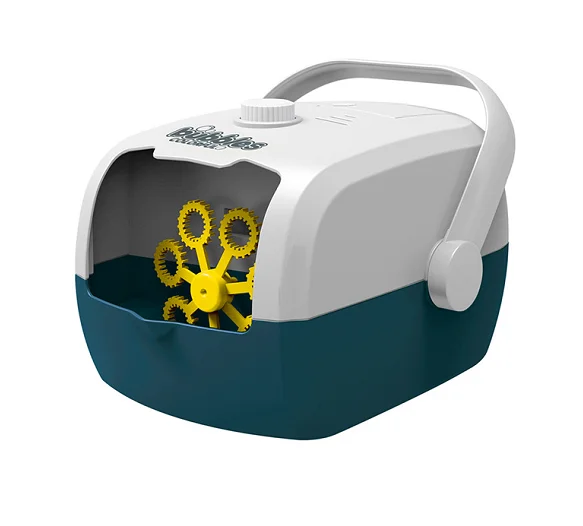 Fun Play Jjrc Rechargeable Automatic Soap Water Blowing Bubble Maker Machine Easy Carry Suitcase Shape Toys Bubble