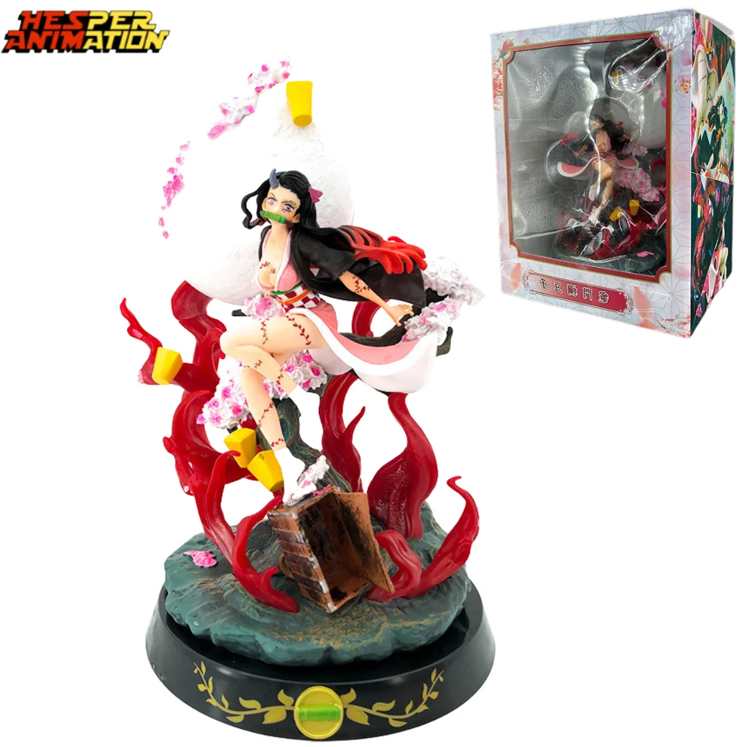 12.02inches 31CM Demon Slayer Kimetsu no Yaiba Kamado Nezuko PVC Resin Toy Model Nezuko Demon Slayer Action Anime Figure