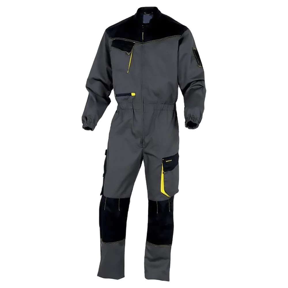 
Patched Chest Work Wear Breathable Material Anti UV Working Overalls Set For Adults 