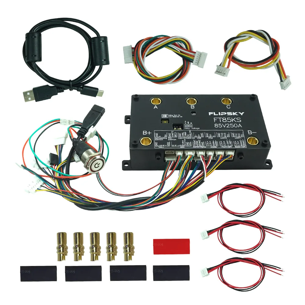 FLIPSKY FT85KS 85V 250A ESC supports ordinary upgrade switch and smart switch NON-VESC For ESK8/ Scooter/ Electric Motorcycle