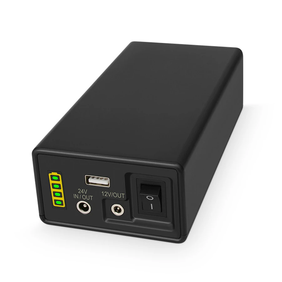 Factory Price Newest 44800Mah Uninterrupted Power Supply 24V 12V Mini Ups Lithium Battery For Wifi Router
