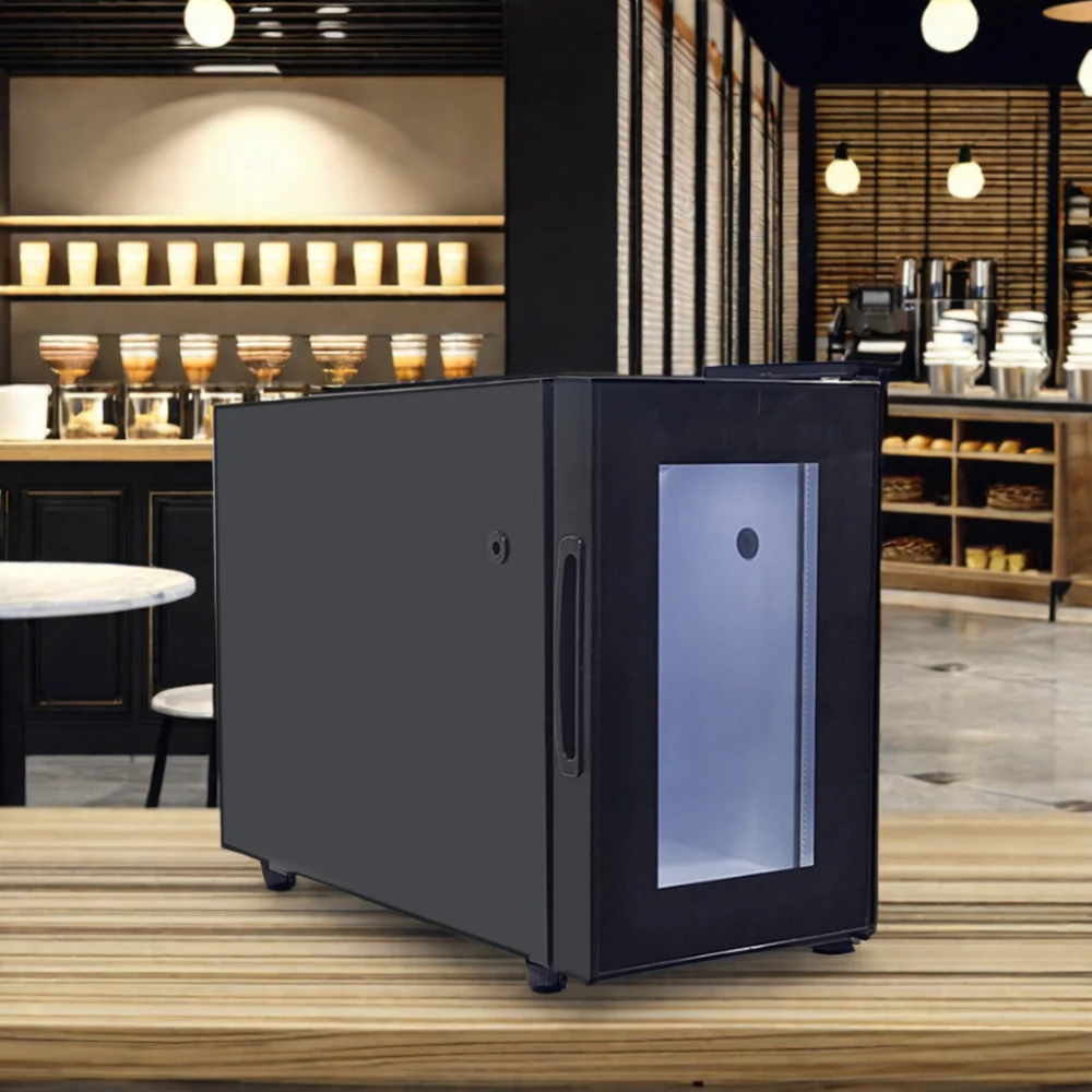 Meisda SC08A 8L electric cooler bulk milk salad bar refrigerator with glass door