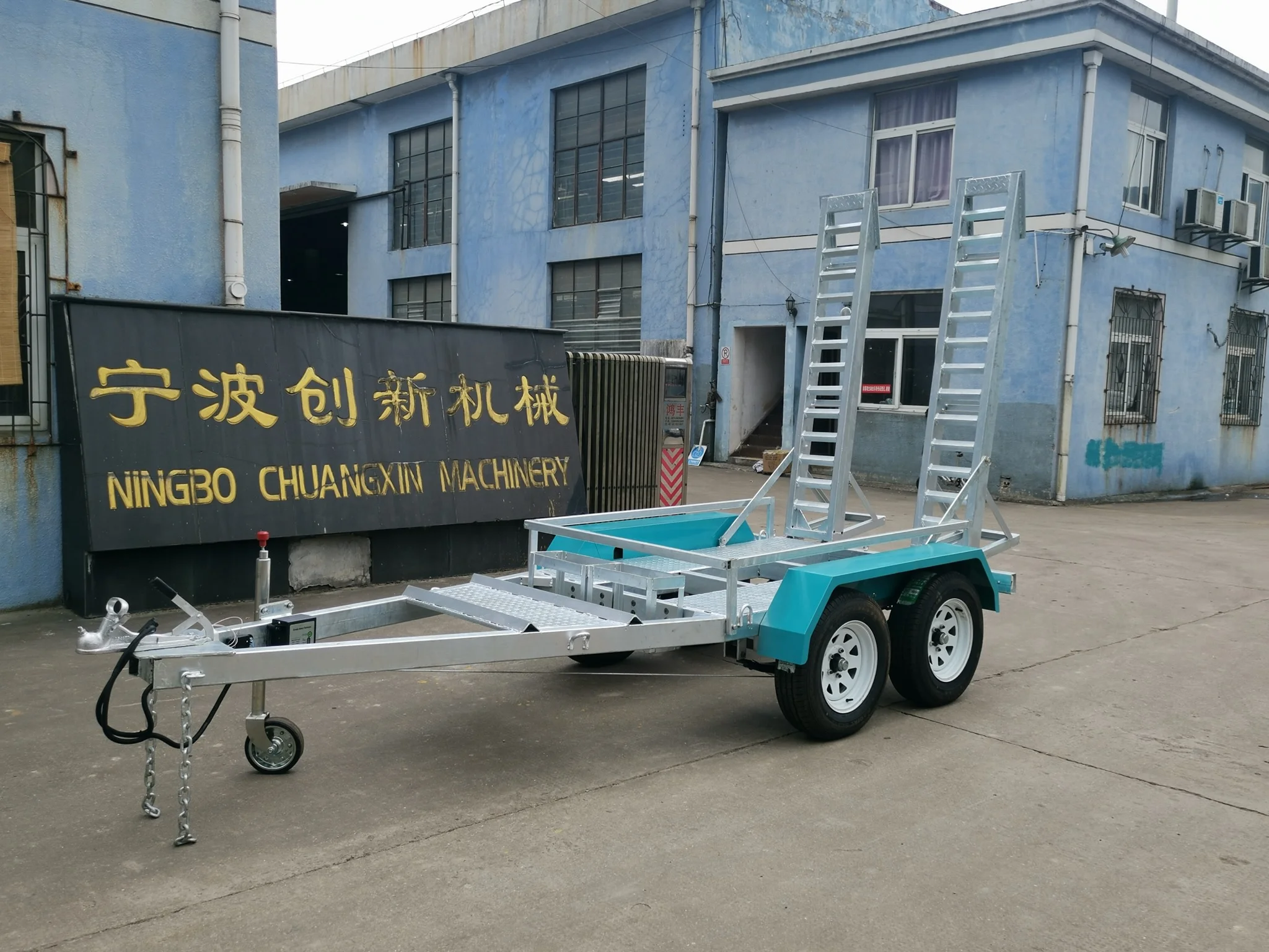 factory direct sale high rigidity mini excavator trailer with CE certification