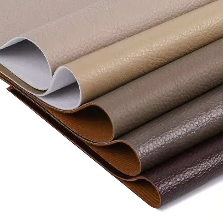 China Fashional Design Washiable Pu-artificial Leather Vegan Leather Fabric Faux Leather Fabrics