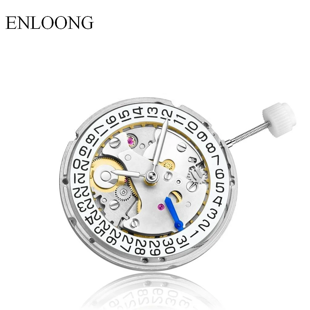 ENLOONG Custom Mechanical Movement Automatic OEM Logo 2824 Movement Mechanical with 6H Sub Second Self Winding