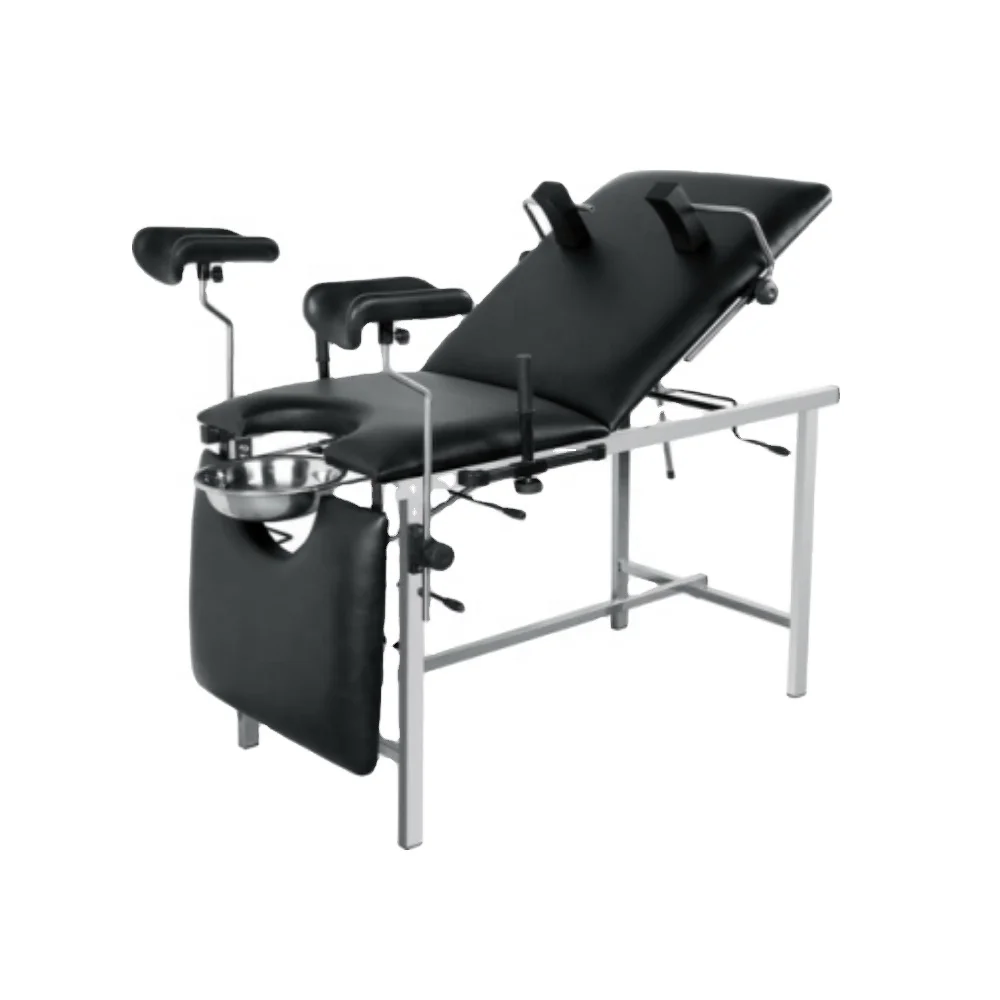 2024 New Wholesale Adjustable Manual Gynecology Delivery Beds Hydraulic Obstetric Table Obstetric Delivery Birthing Bed