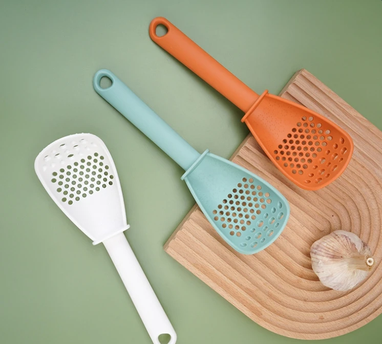 6-in-1 All-Purpose Kitchen Tool Multifunctional Cooking Spoon Skimmer Scoop Colander Strainer Grater Masher Food PC Utensil Set