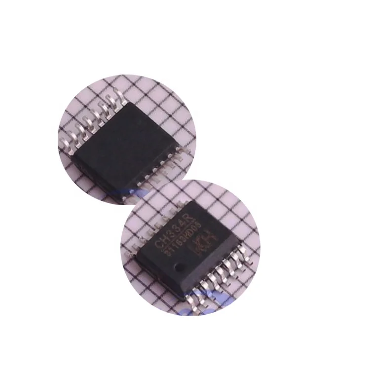 CH334R IC контроллер USB-концентратора 480 Мбит/с 4-портовый USB2.0 Высокоскоростной концентратора микросхемы QSOP-16 WCH(Jiangsu Qin Heng)