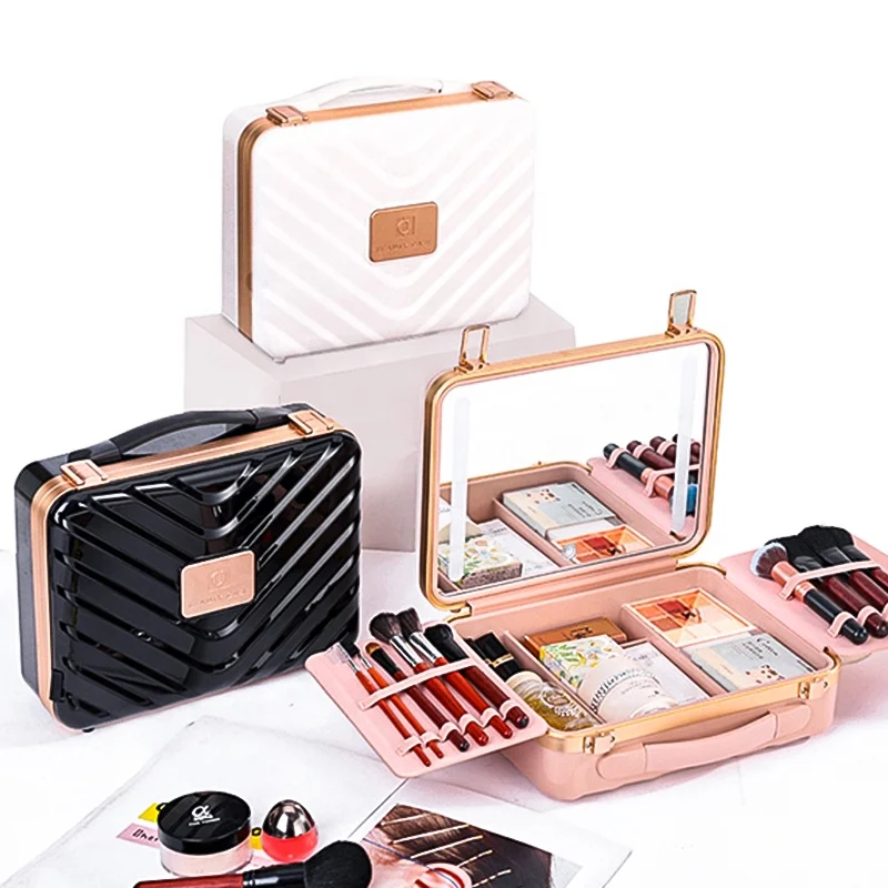 OBOX Makeup Bag Elegant Women Small Cosmetic Bag Makeup Organizer with Waterproof Material