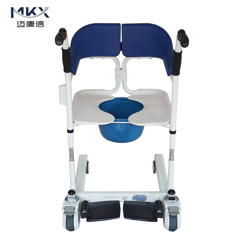 hot sell Mai kangxin MKX-YWJ-01A commode wheelchair With Bedpan Wheelchair