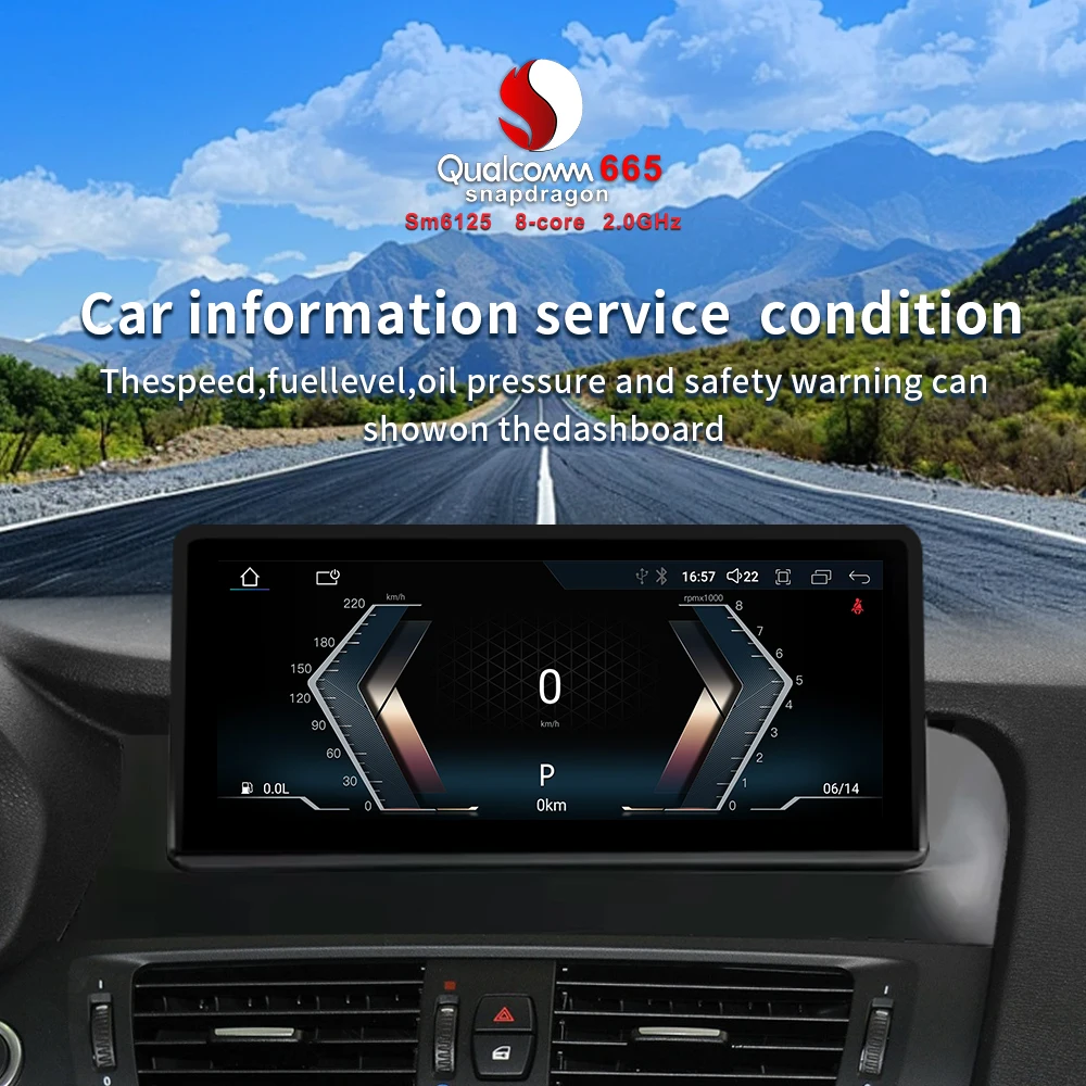 LELV Android Multimedia Player Screen For Bmw X3 F25 2011-2013 Cic Android Multimedia Player