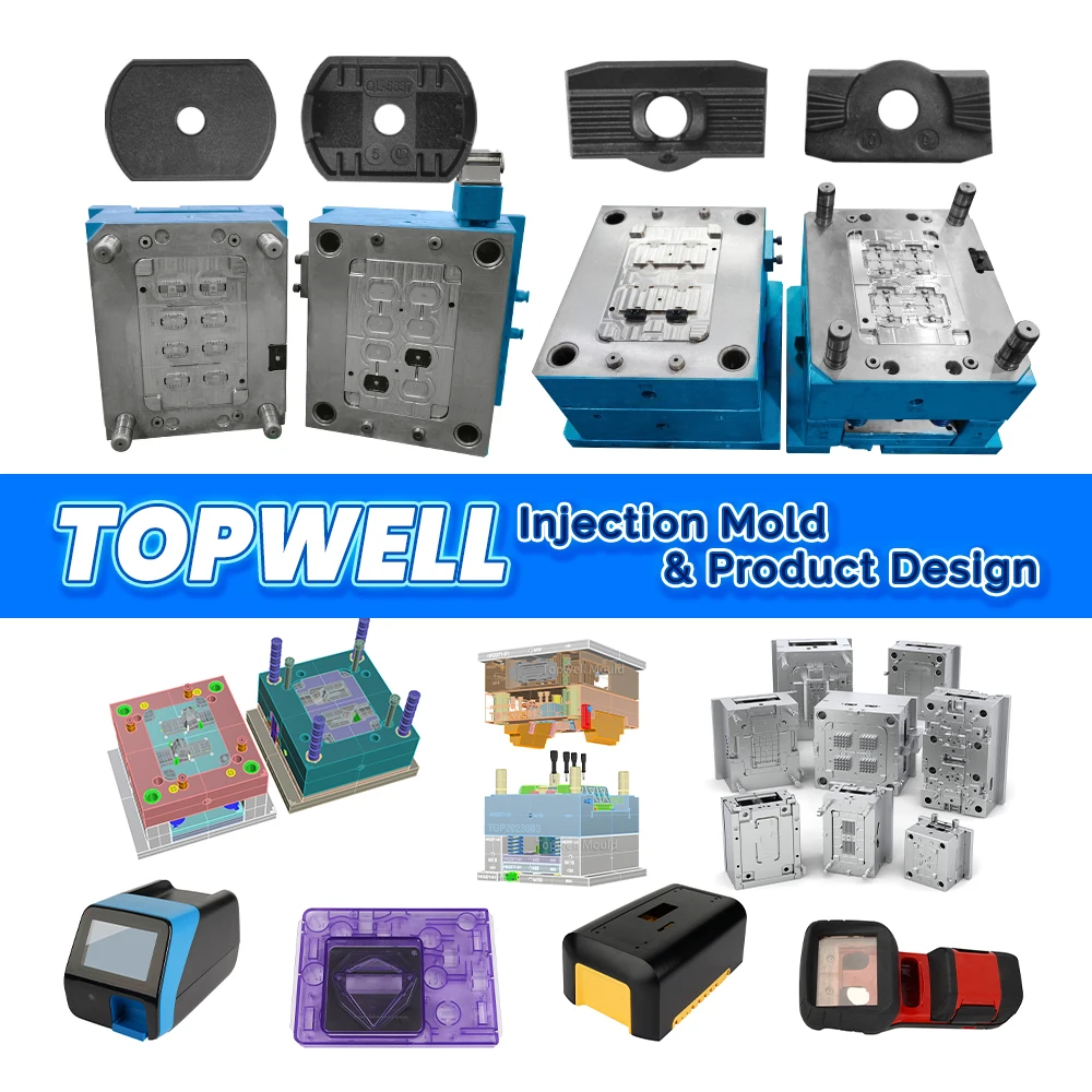 Изготовленный на заказ пластиковый корпус ABS PC HDPE электронные пластиковые детали пресс-формы литье под давлением