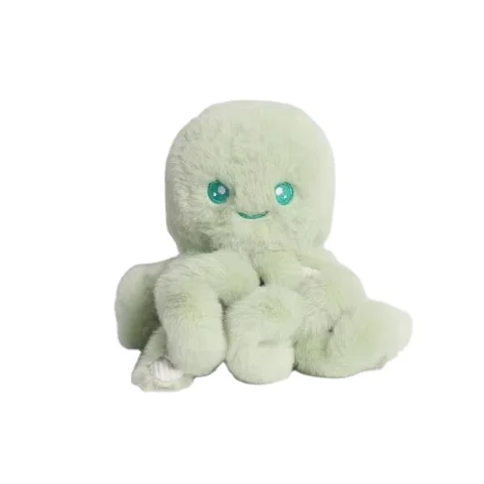 2024 lovely sea animals plush toy,baby toys,recycled.Soft green Octopus