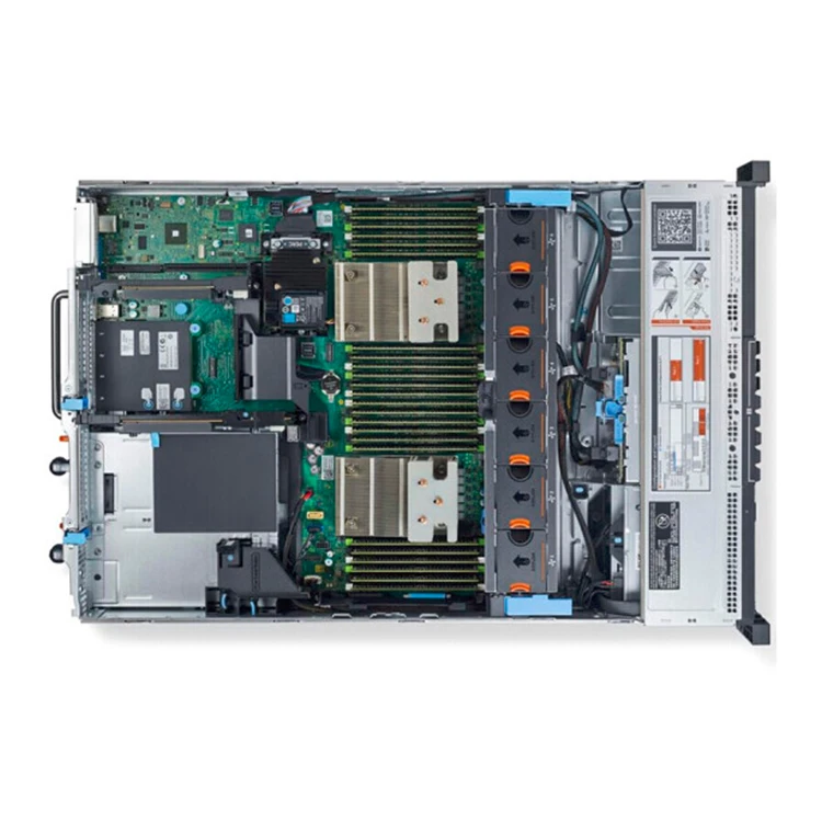 Сервер Dell rack poweredge r740 2U стойка сервер с 4210R 16G DDR4 2,4 T жесткий диск для r