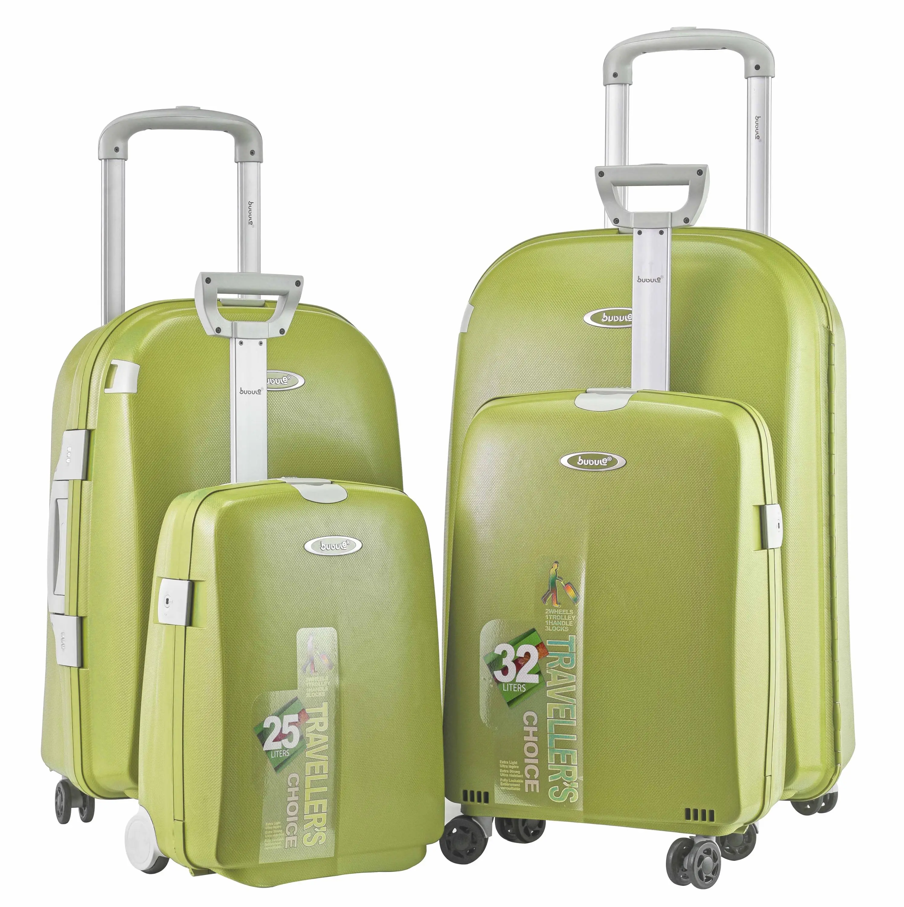 4 PCS luggage sets 18 21 27 31 inch carry suitcase pp lightweight trolley bag luggage for travel