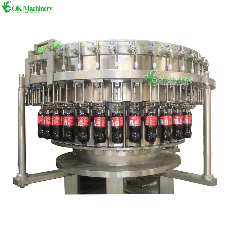 Factory Price Automatic Small Bottle Soft Drinks Coco Coke Coca Pepsi Cola Filling Making Production Machine