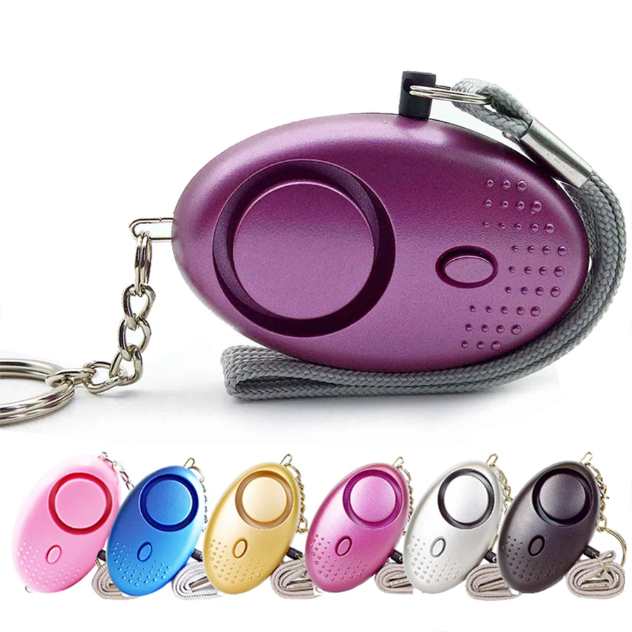 
Promotional Gift Anti Wolf Alarm Security Protect Alert Personal Safety Scream Loud Keychain Alarm 