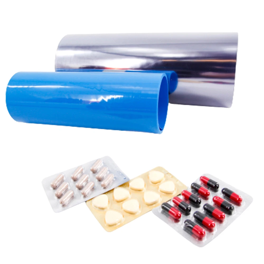 Hot Sale Medicine Rigid Pvc Film OP AL VC Plastic Sheet Pvc Rigid Film 0.5Mm Thick For Pharmaceuticals Blister Packages