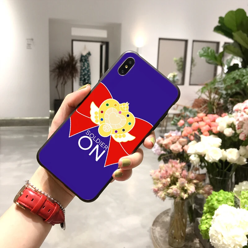 Anime Sailor Moon soft silicone TPU/UV printing mobile phone case for iphone5/5s/6/6s/7/8/7plus/8plus/X/XS/XMAX/11/11pro/max