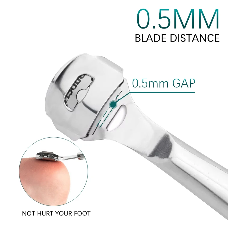High Quality 4-in-1 Manicure  Pedicure Set Professional stainless steel foot files Dead skin removal foot planer foot care tool
