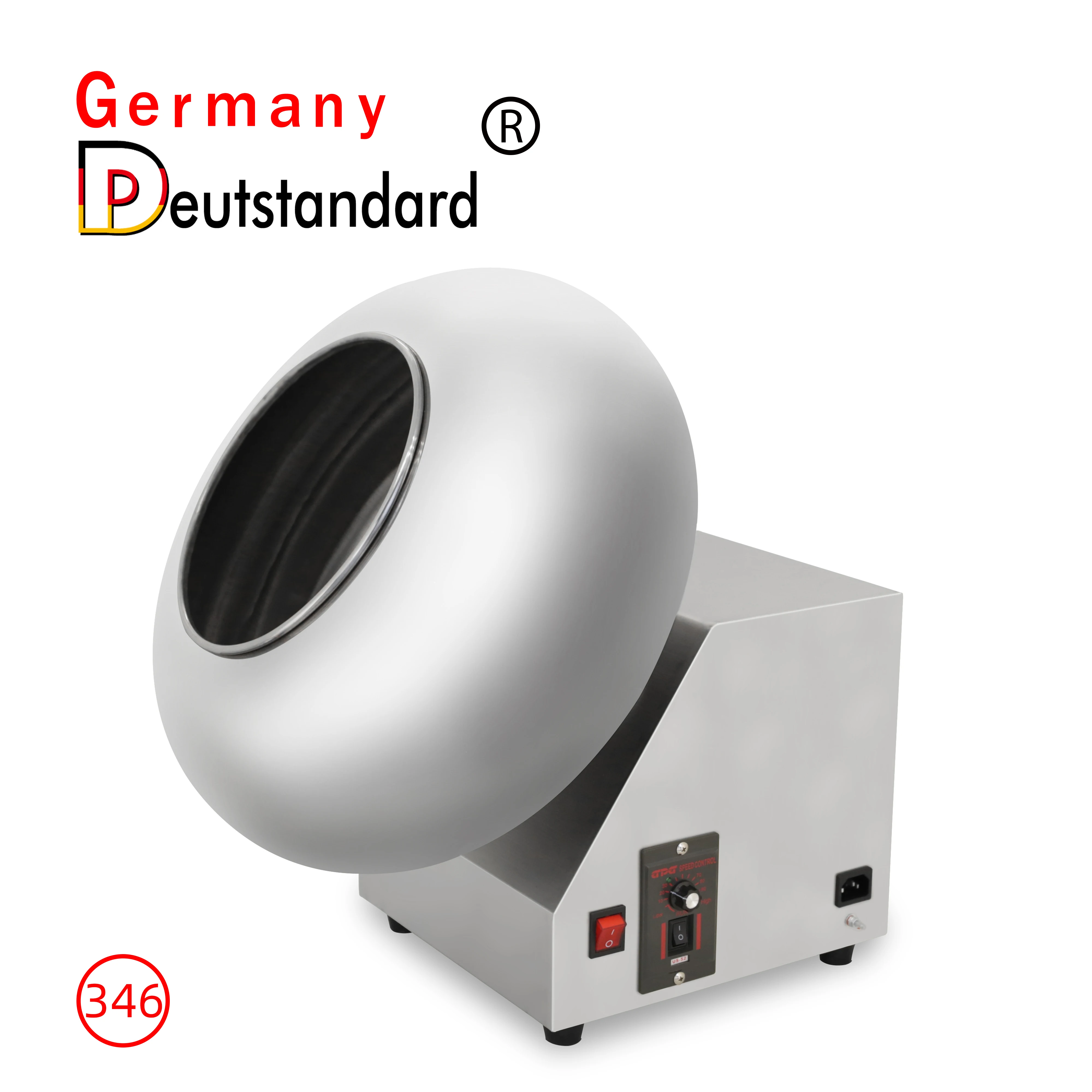 Heating Board Chocolate Coating Machine Sugar Candied Peanut Coat Machine /