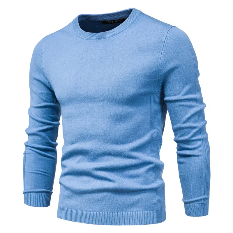 FanLi Men Autumn New Casual Solid wool Sweater Pullovers Men Fashion  O-Neck pullover Sweater