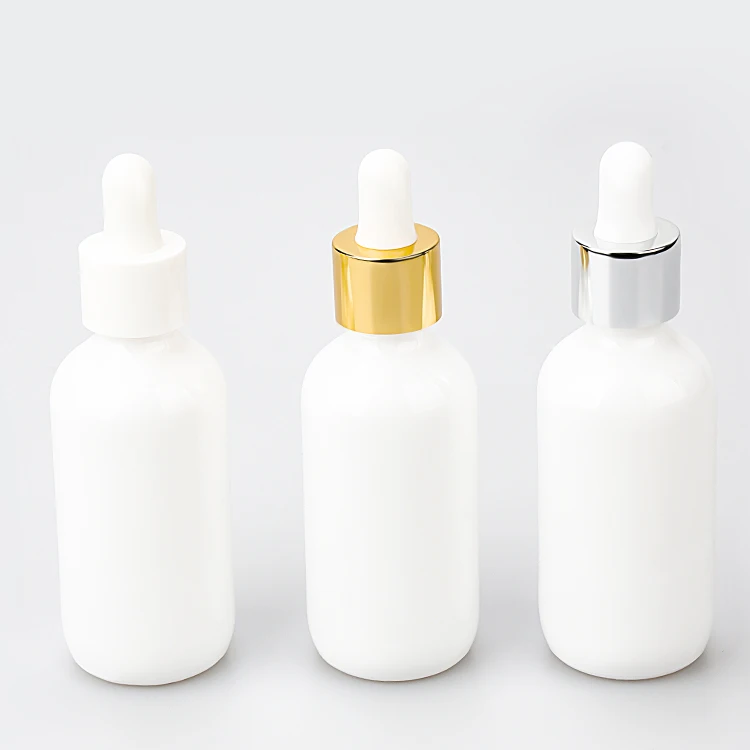 White Porcelain Ceramic Dropper Bottles Perfume Aromatherapy Cosmetic Container Essential Oils Sample Empty Dropper Bottles