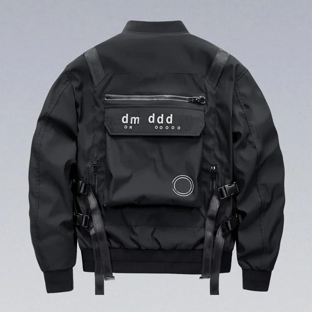 Men do combat wear cargo bomber jackets many large pockets stand collar short tops Light outdoor jackets