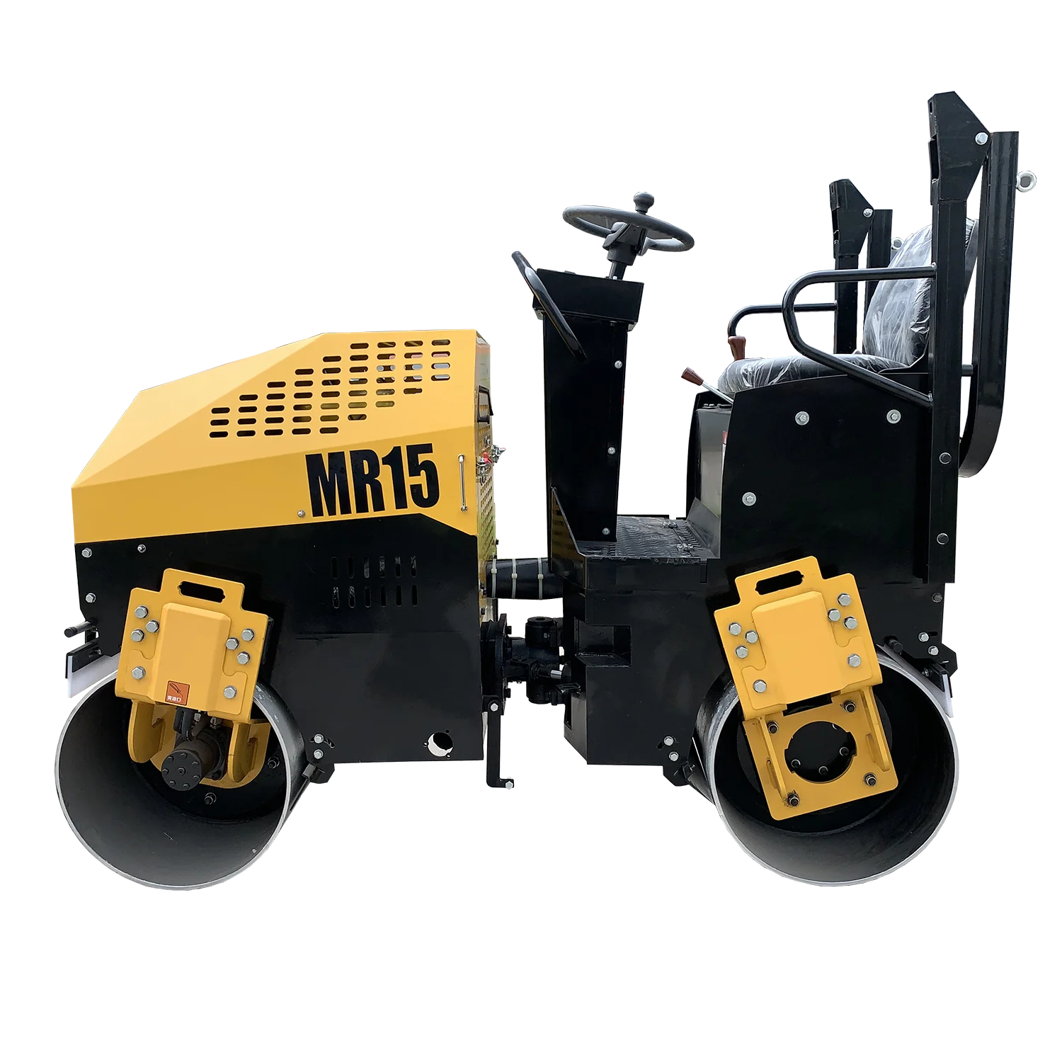 Mountain Raise Driving Vibratory diesel Asphalt Road Roller Compactor 1Ton Small Mini Road Roller Hydraulic Double Drum Single