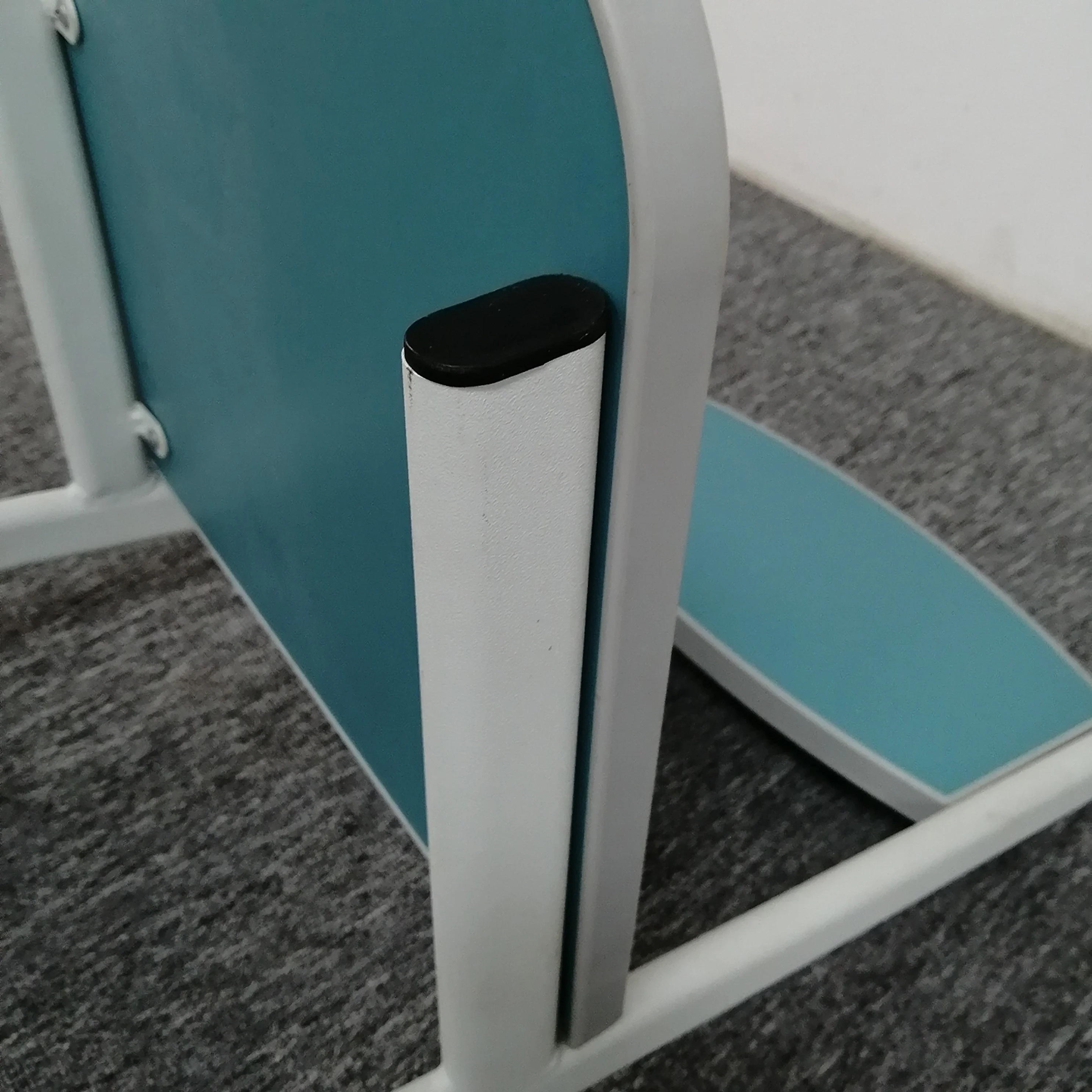 
Popular MDF Education Furniture Design Desk with Shelf and Chair Seating Set Classroom School University Student Adult Metal 