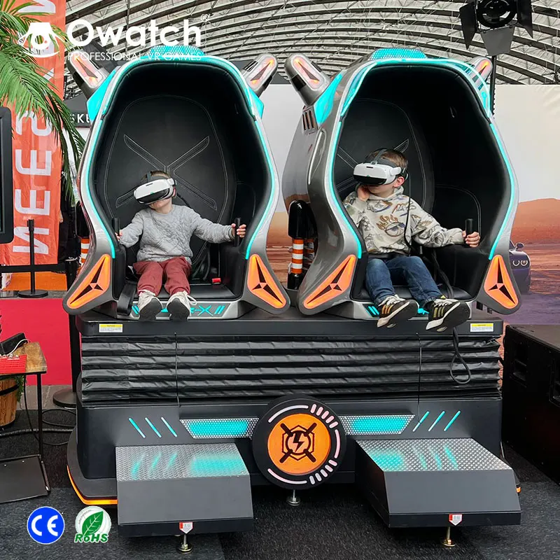 Great Profit Max Visual 9d Cinema With VR Headset Double Seats Players 9d Virtual Reality for Sale