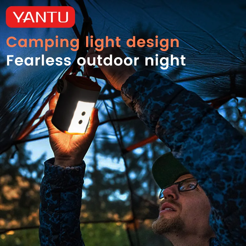 YANTU AM25 12V High Pressure Rechargeable Mini Air Tire Inflators For Car/Camp Light/Inflatable Bed