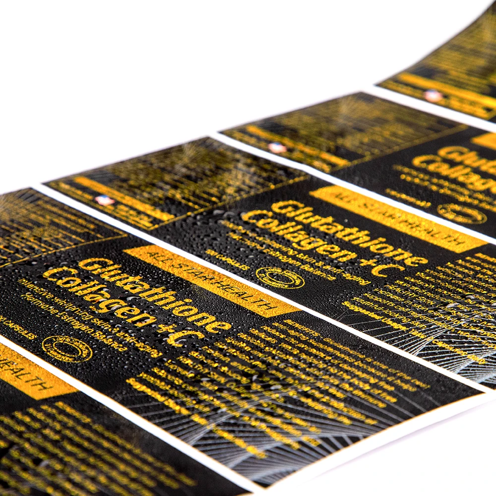 Custom Matt Round Label Stickers Free Sample With Your Logo Stickers Clear Vinyl Waterproof Transparent Labels For Packing