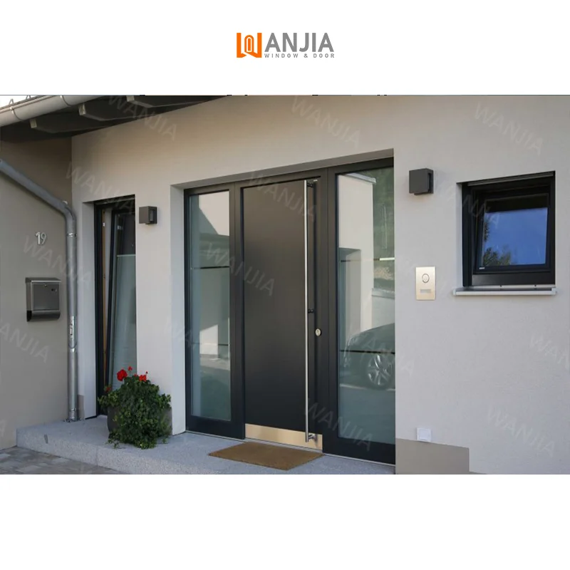 Wholesale Bulk Exterior Front Steel Doors Custom House Burglary Steel Security Doors Entry Steel Doors
