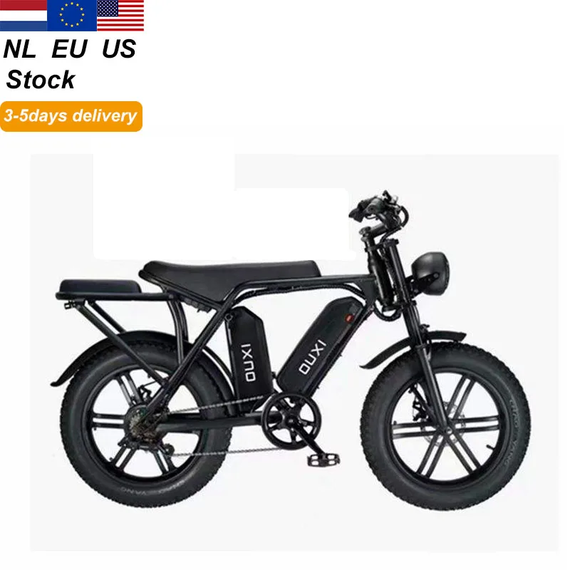 Оригинальный ouxi v8 Двойной аккумулятор pro accu полная подвеска bicicleta electrica ebike e fat tike Электрический велосипед