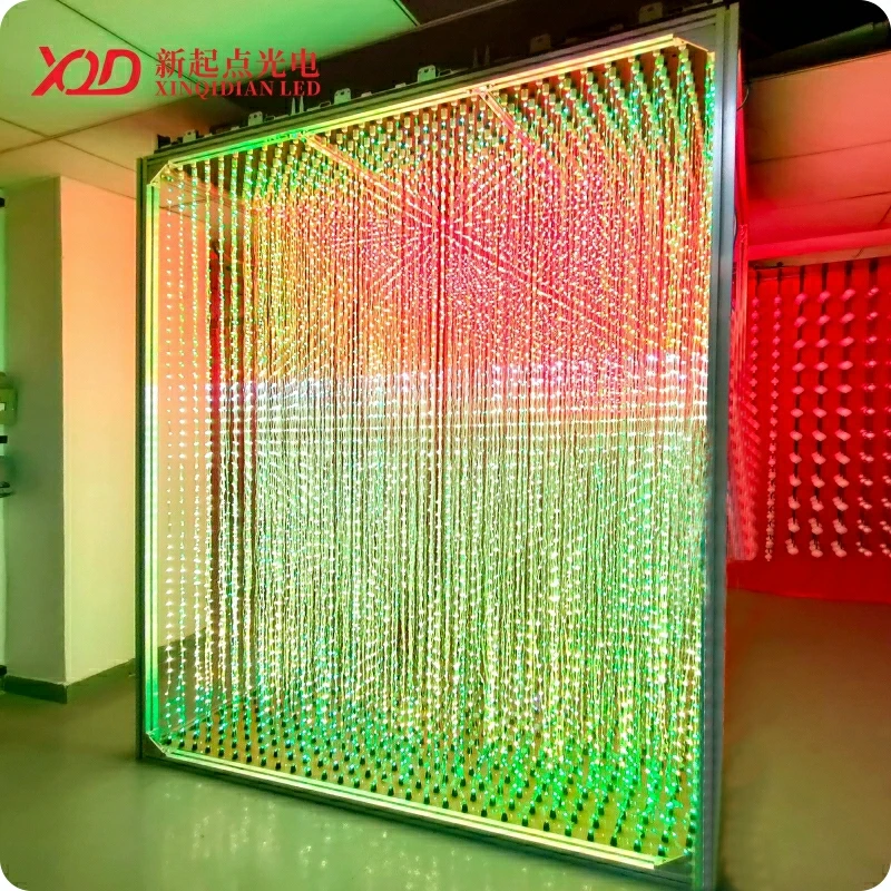 QXD Mini Pixel Light Crystal RGB  Full-Color 3D Cube Somatosensory Interactive Led Pixel Light Point for Unparalleled Experience