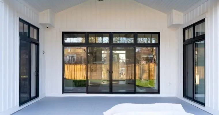 Factory Price Bifold Interior Double Glazed Aluminum Glass Sliding Door