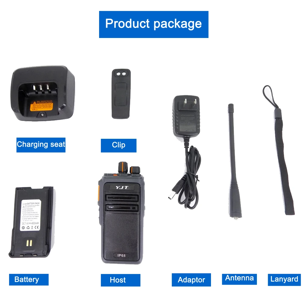 Best Waterproof IP68 Powerful 15W 10km 50km Range Professional Original Retail Police Radio Walkie Talkie For Sale