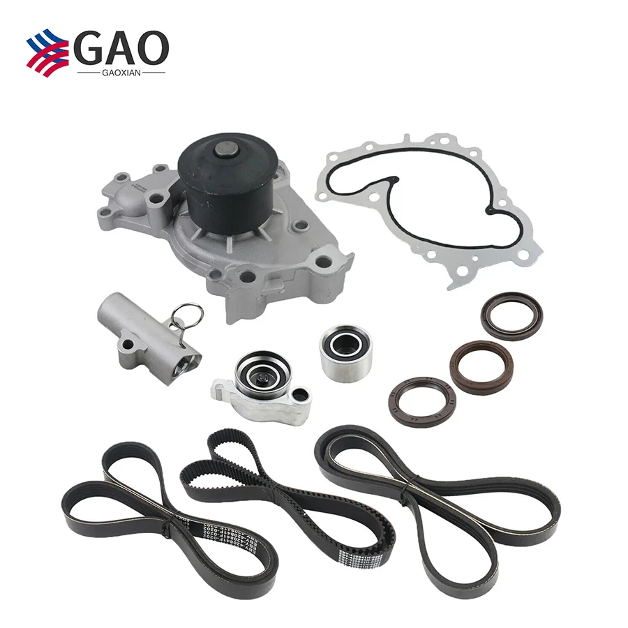 GAO Parts 16100-09070 Timing Belt Chain Kits Within Water Pump Kit For Toyota  3.0 3.3L Camry  01-10