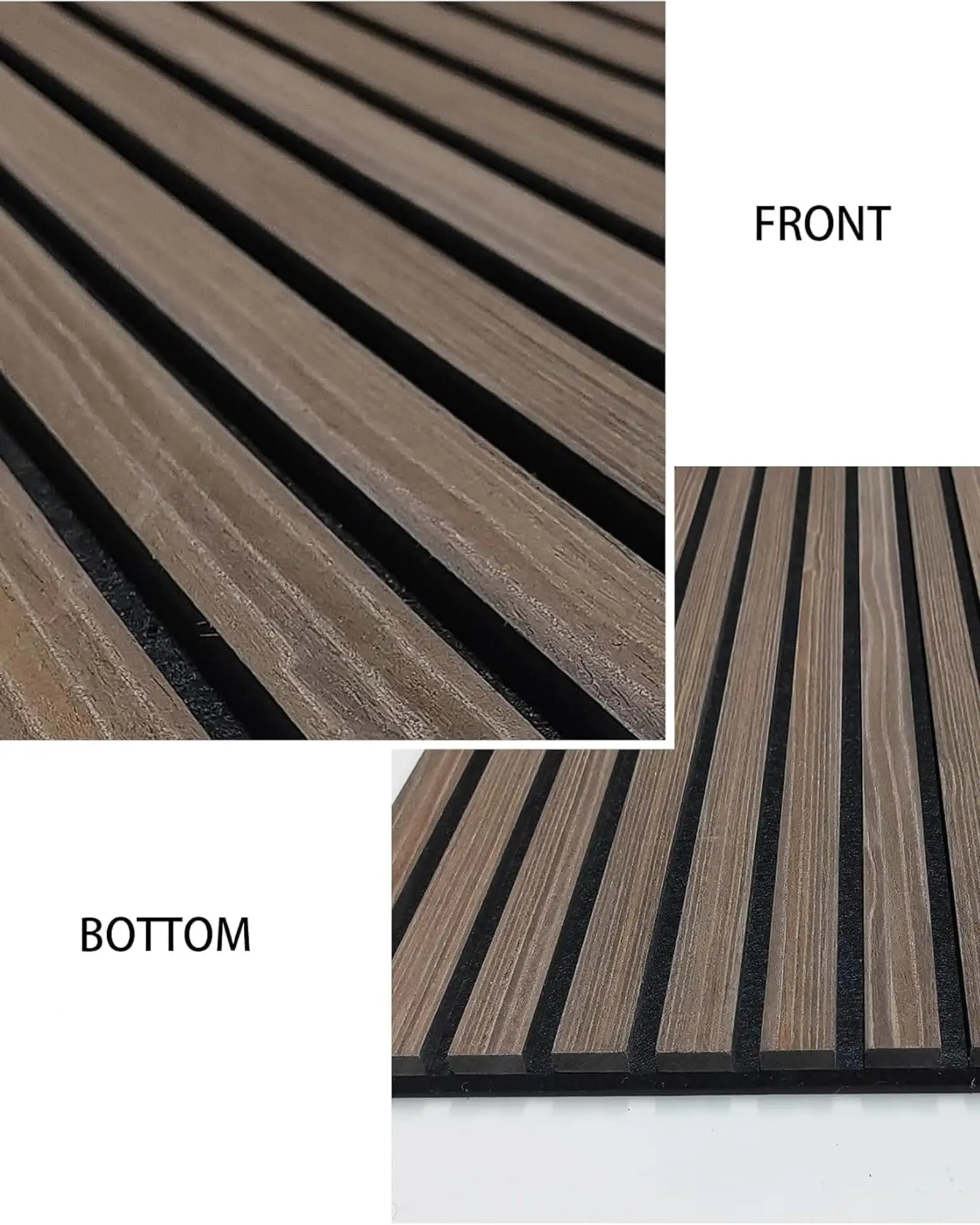 JTLWaterproof Decorative Bamboo Carbon Crystal Plate Moisture Resistant MDF Wall Panel with Fireproof Sound-Absorbing Function