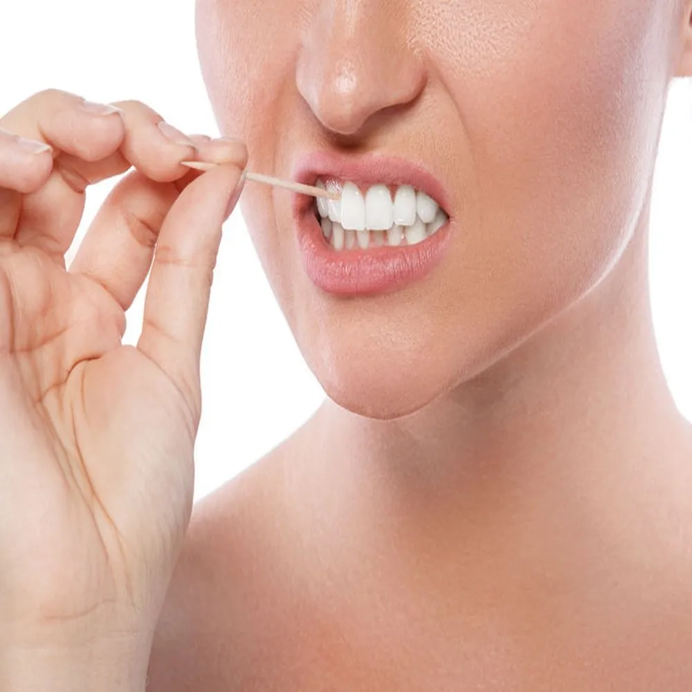 Bamboo Wooden Toothpicks Round, Strong, Splinter-Free for Teeth and Appetizers