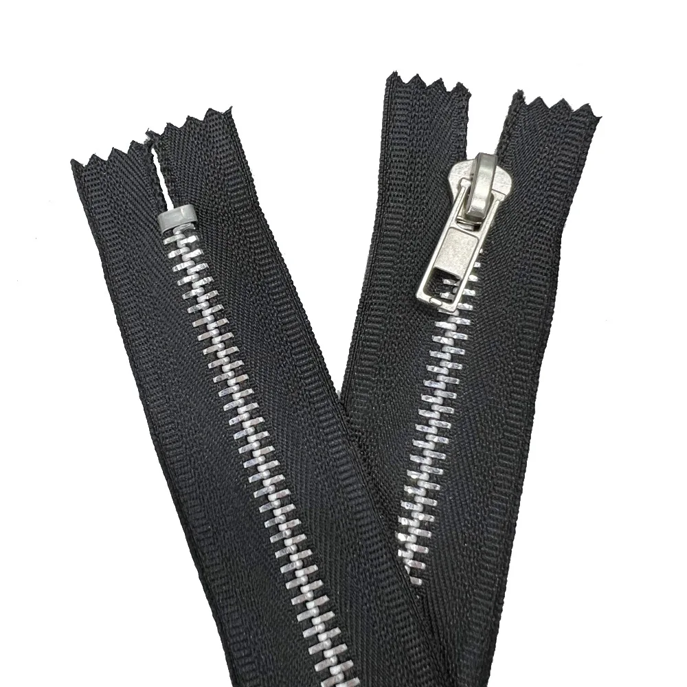 Wholesale 3# 4# 5# Metal Stainless Steel Zipper