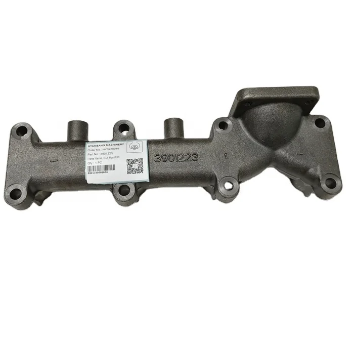 Excavator Diesel Engine Parts Exhaust Manifold for 3901223 Applicable With 4BT 4BT3.9